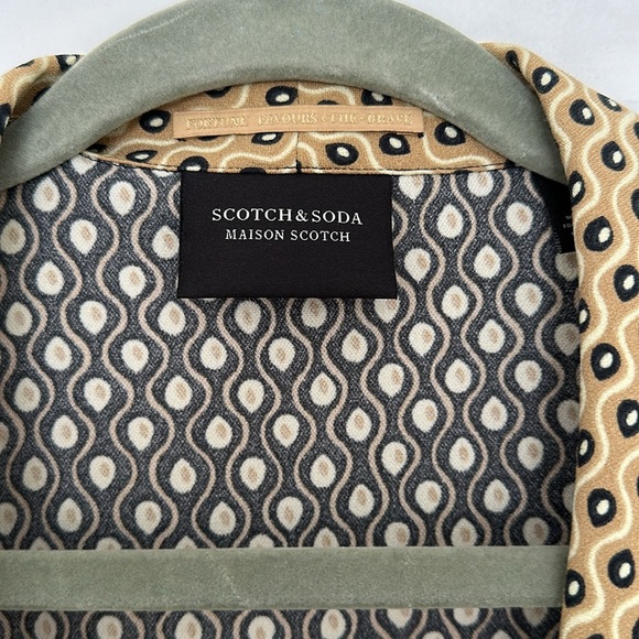 Scotch & Soda. Beige and Black Blazer. - Picture 5 of 6